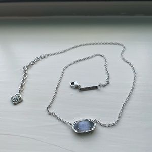 Kendra Scott Elisa Pendant Silver Necklace